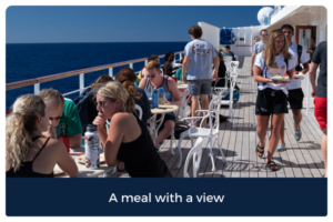 A meal with a view