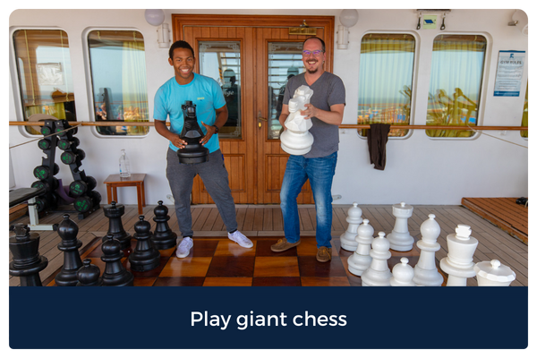 Play giant chess