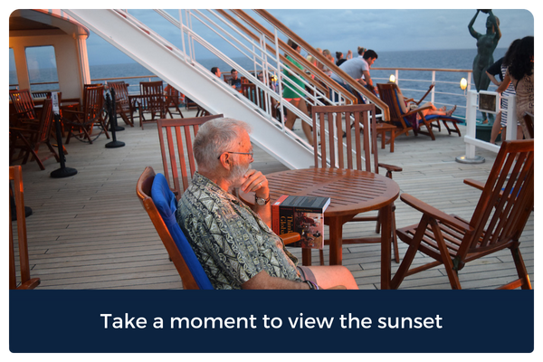 Take a moment to view the sunset